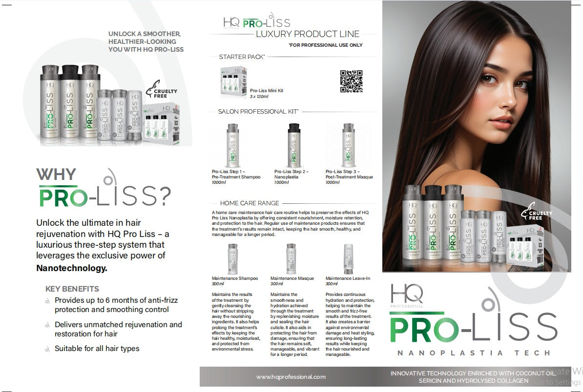 NANOPLASTIA -HQ PRO-LISS SMOOTING SYSTEM 1LTR