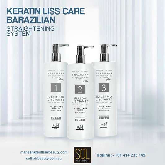 Keratine Liss Care Brazilian Straightening System Plus