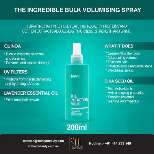 Jeval The Incredible Bulk - Volumising Spray 200ml