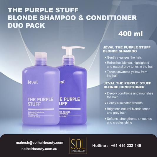 Jeval The Purple Stuff Blonde Shampoo & Conditioner Duo Pack