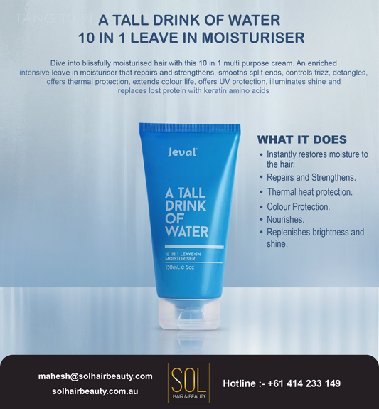 Jeval A Tall Drink Of Water - 10 In 1 Leave In Moisturiser 150ml