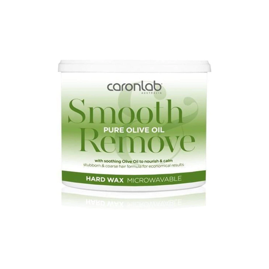 Caronlab Pure Olive Oil Hard Hot Wax Microwaveable 400g