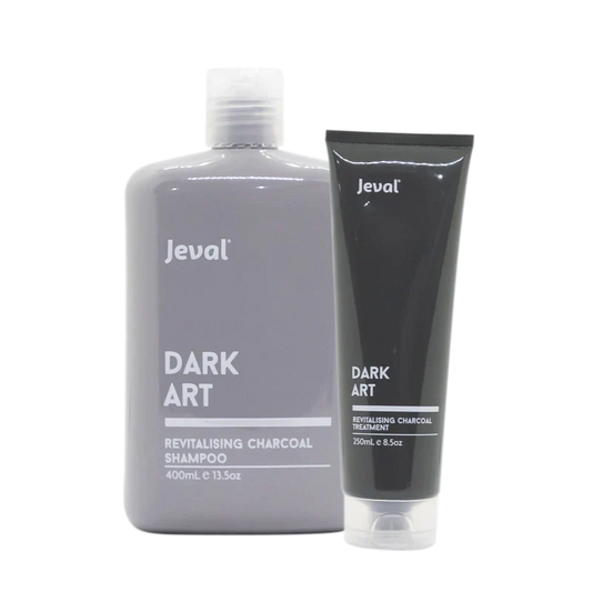 Jeval Dark Art - Revitalising Charcoal Shampoo and Treatment