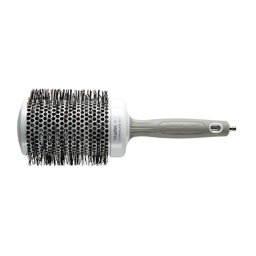 Olivia Garden Brushes-White Ceramic+Iron Range – 65mm