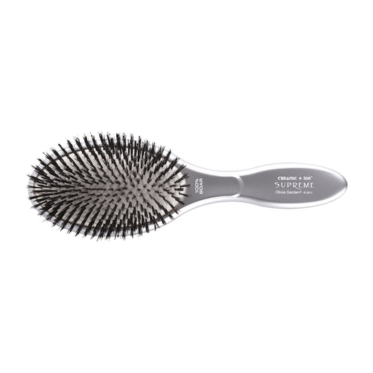 Olivia Garden Brushes – Ceramic + Ion Supreme Combo Paddle – Ionic Boar Bristles