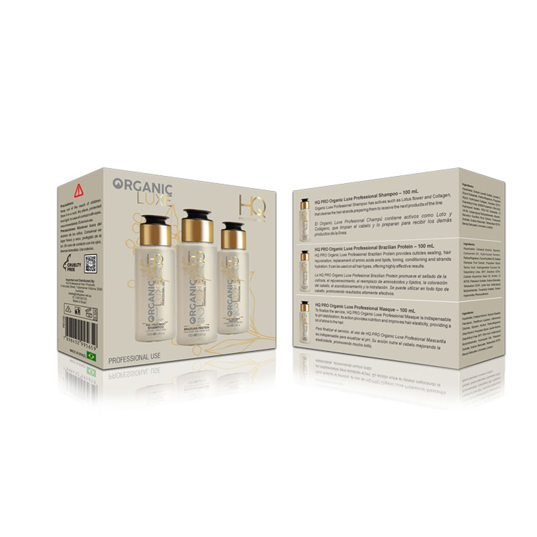 Organic Luxe Mini straightening kit