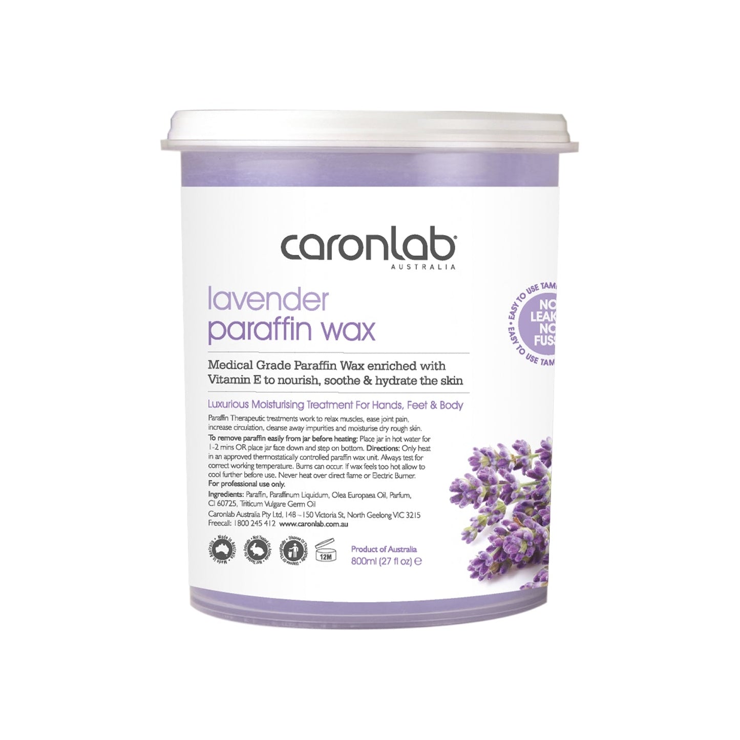 Caronlab Paraffin Wax - 800ml