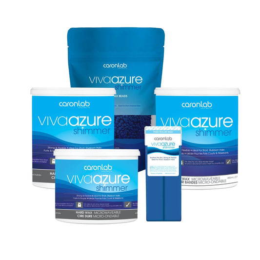 Viva Azure Shimmer Strip Clear Wax
