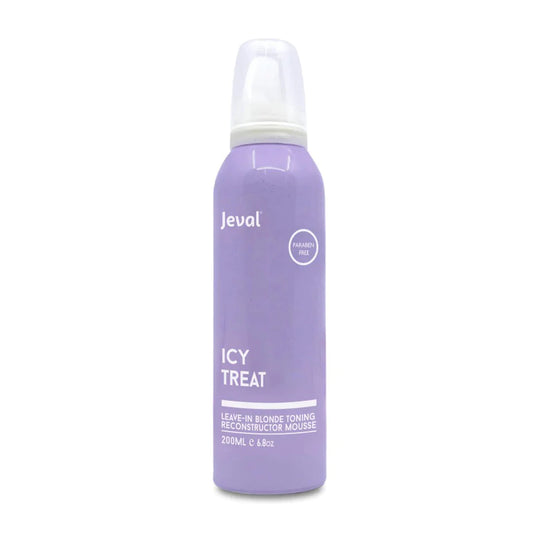 Jeval Icy Treat - Leave-in Blonde Toning Reconstructor Mousse 200ml